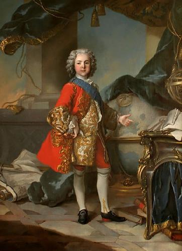 Louis Tocque Dauphin fils de Louis XV oil painting picture